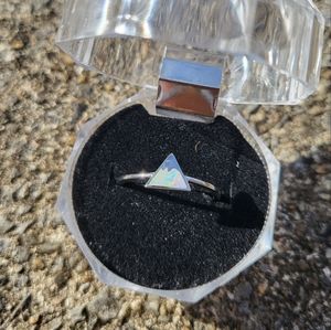 s925 Mountain opal ring